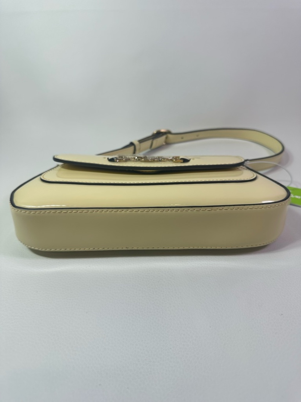 NEW SAM EDLEMAN LORAINE SMALL LEATHER SHOULDER BAG PALE YELLOW NWT!! - Picture 10 of 12